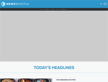 Tablet Screenshot of newswhistle.com